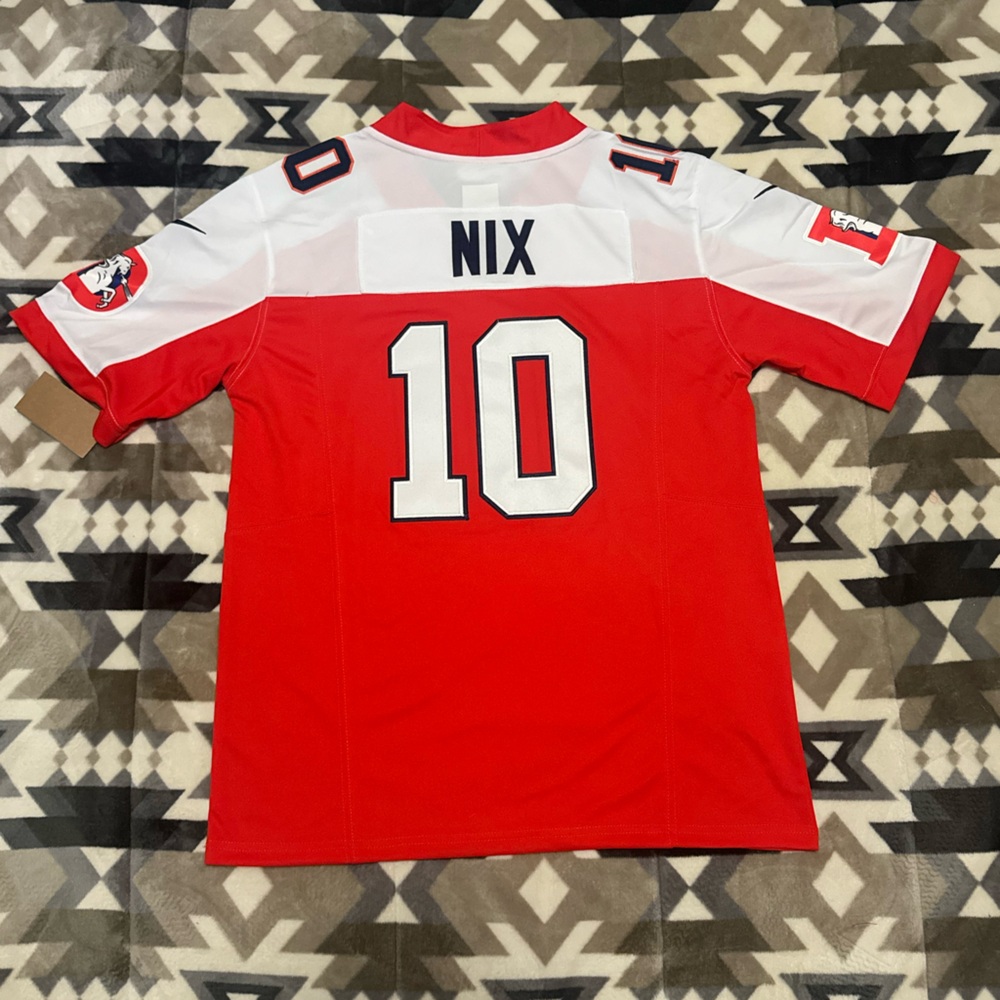 Bo Nix Denver Broncos Stitched Adult Jersey - Picture 2 of 8